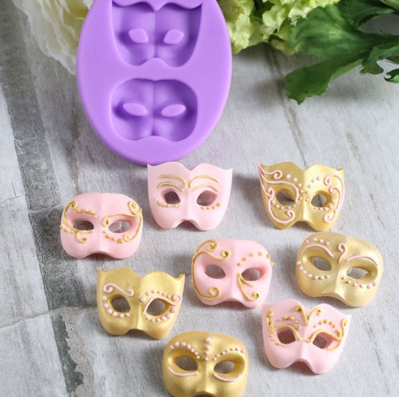 Stampi in silicone 3d a tema Carnevale