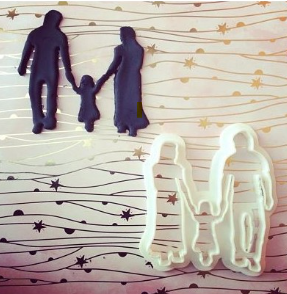 Stampi per biscotti a tema Matrimonio/Famiglia