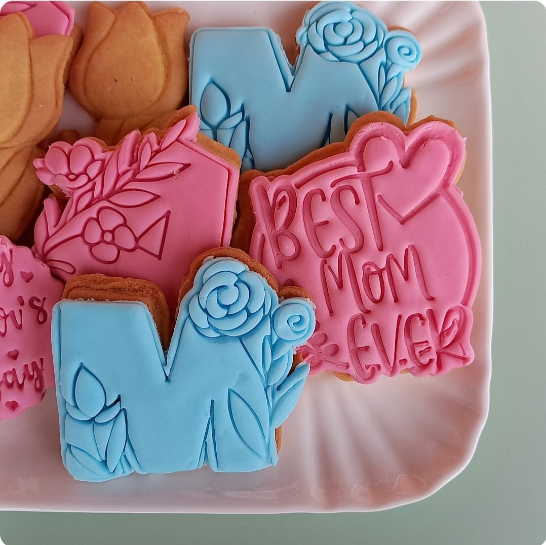 Stampo per biscotti a forma di Timbro Best Mom Ever