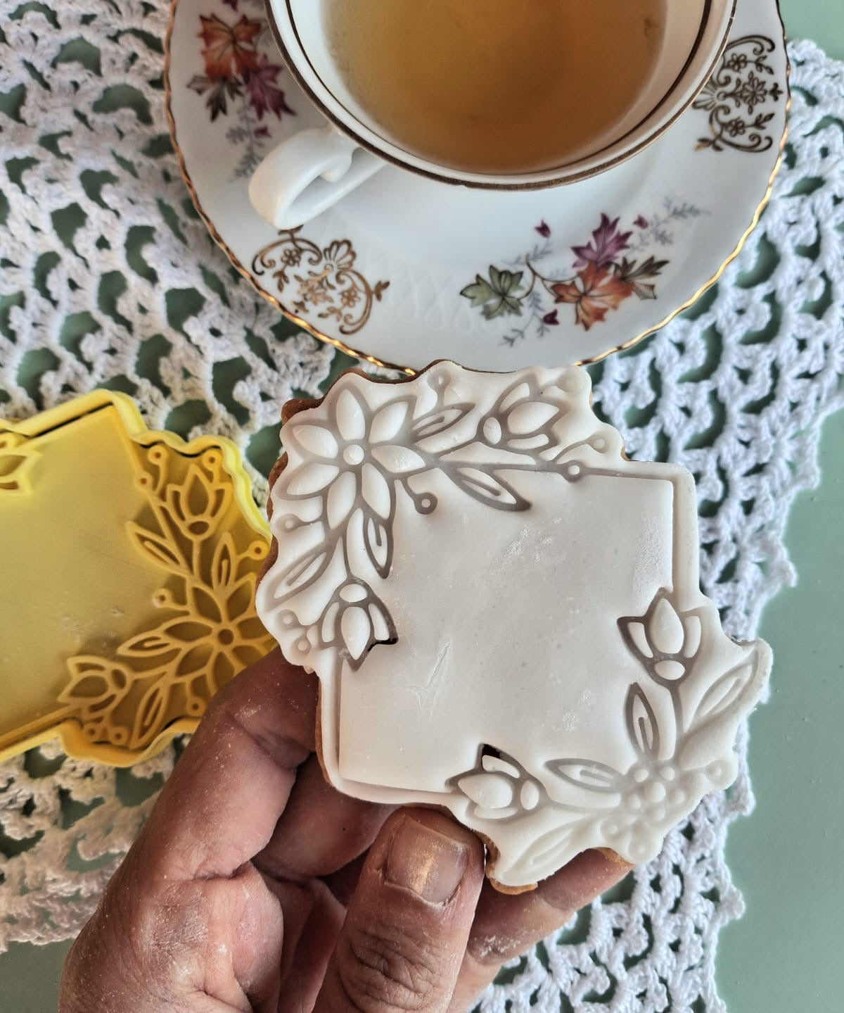 Stampo per biscotti a forma di Cornice Decorata 7