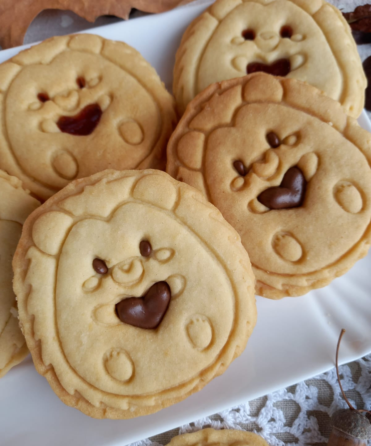 Stampo per biscotti a forma di Riccio con cuore