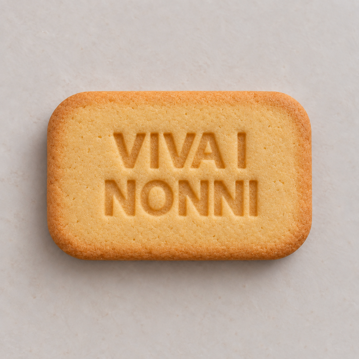 Stampo per biscotti a forma di Viva i nonni (8,4 x 5,2 cm)