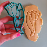 Stampo per biscotti a forma di Tulipano con gambo