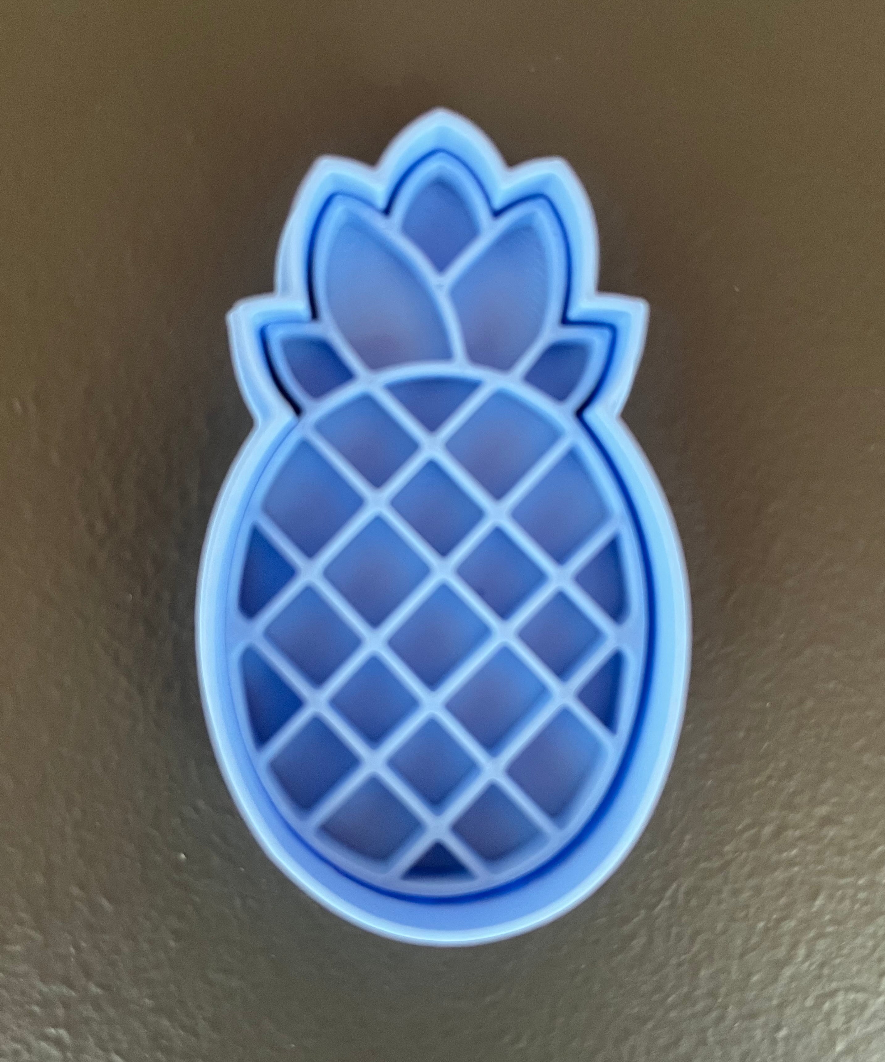 Stampo per biscotti a forma di Ananas con dettagli