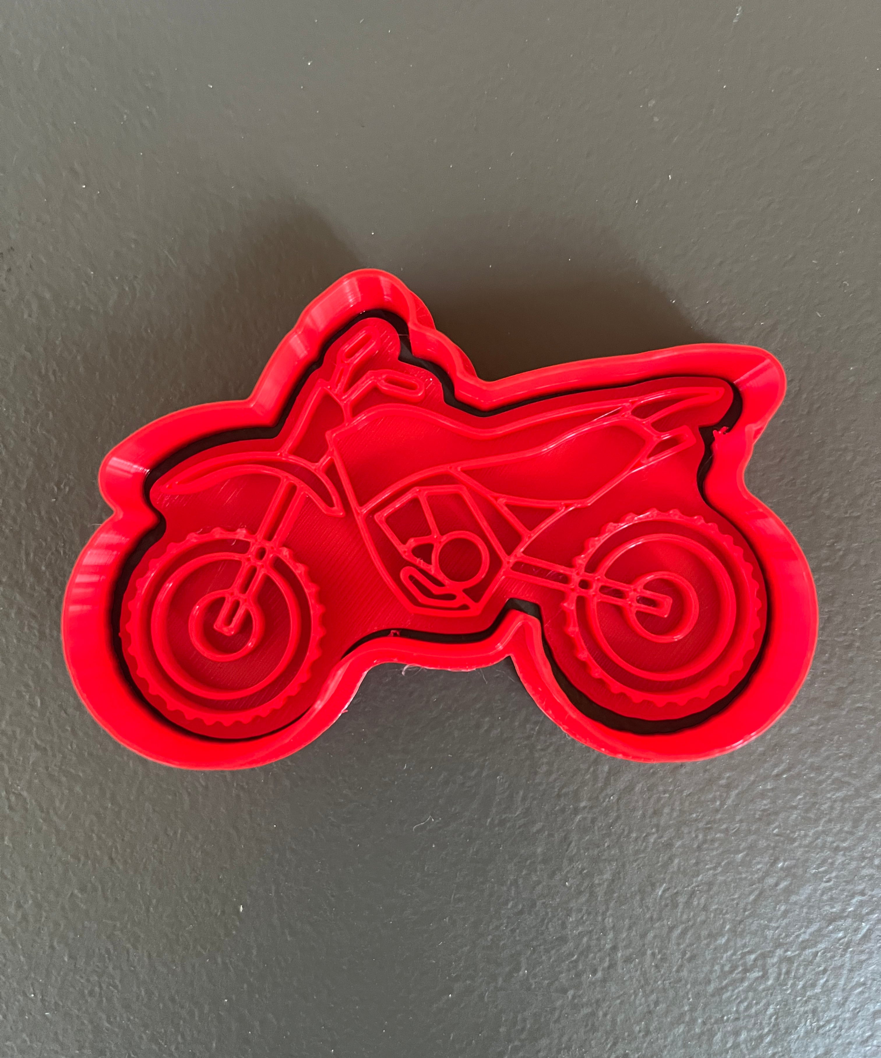 Stampo per biscotti a forma di Motocross