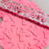 Mattarello per biscotti Texture Bacio Topolini (16 cm)