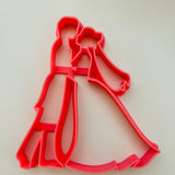 Stampo per biscotti a forma di Sposi bacio (9,5x8,5 cm)