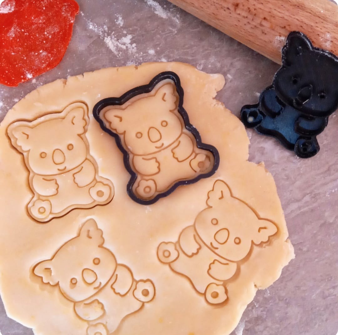Stampo per biscotti a forma di Koala che abbraccia
