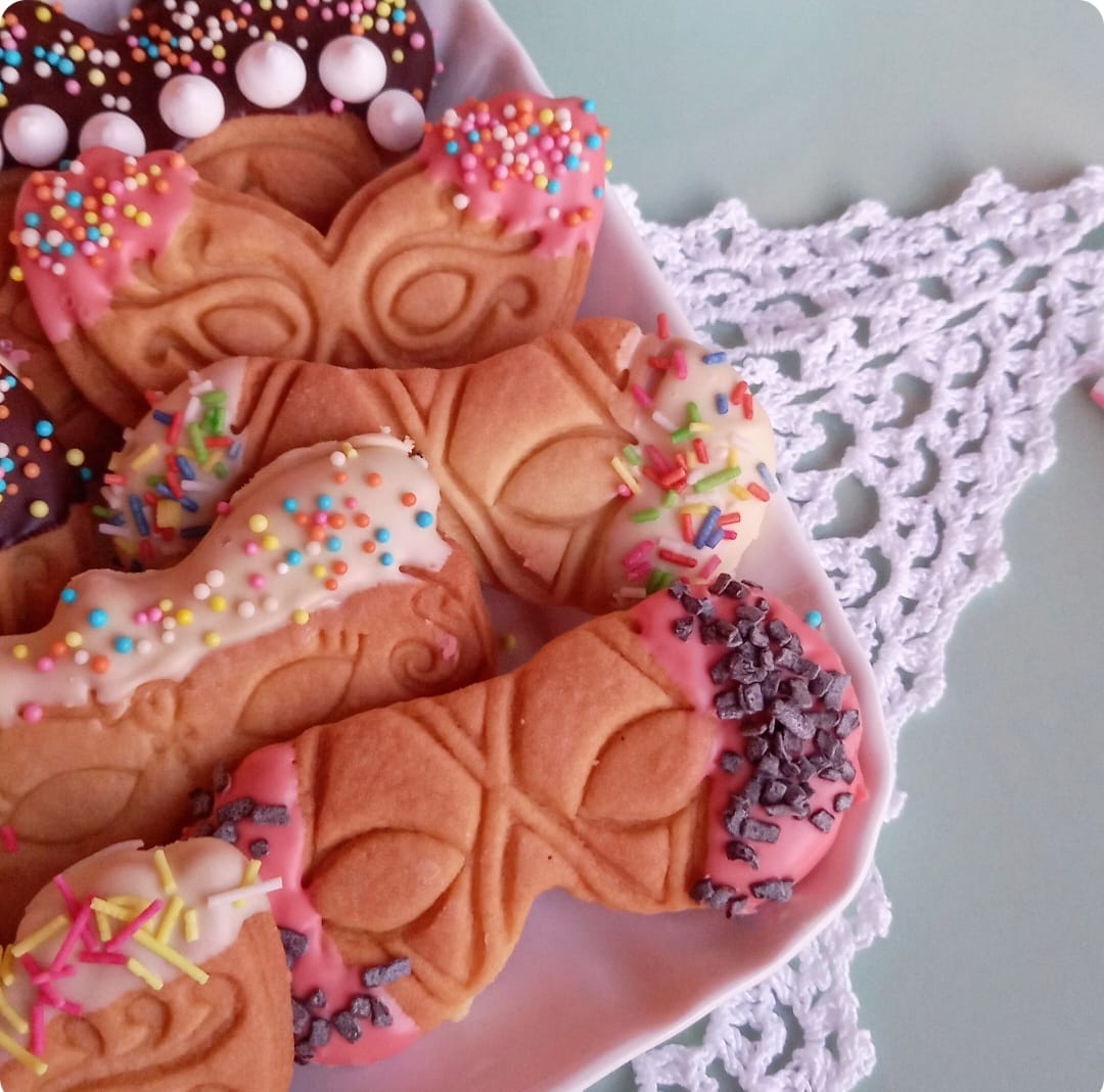 Stampo per biscotti a forma di Maschera Carnevale 4