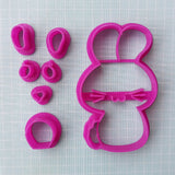 Stampo per biscotti a forma di Coniglio Bunny scomponibile