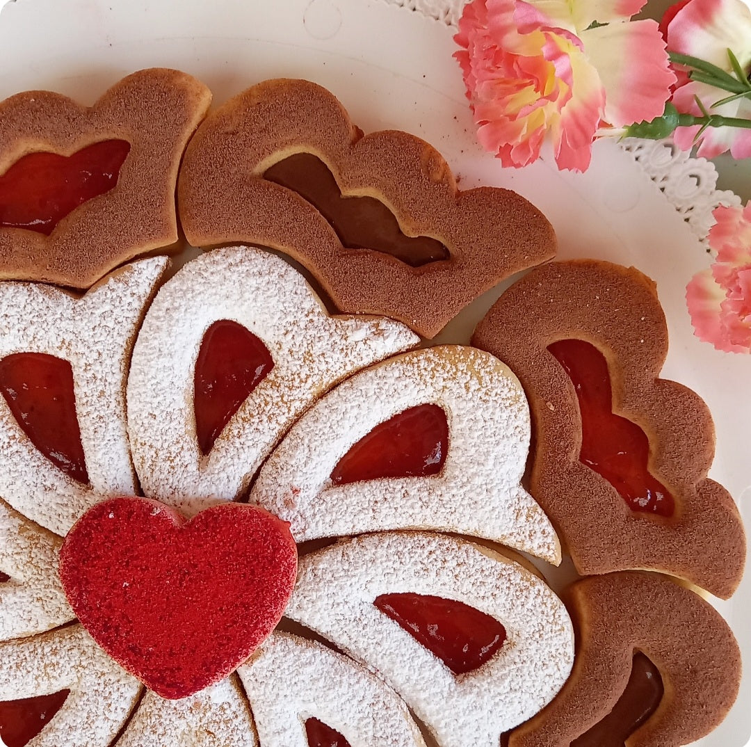 Stampo per biscotti a forma di Biscotorta Micol farcita (5 pz)