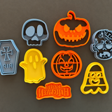 Formine per biscotti a tema Halloween - set Medium (8 pezzi)