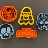 Set formine per biscotti a tema Halloween S (5 pezzi)