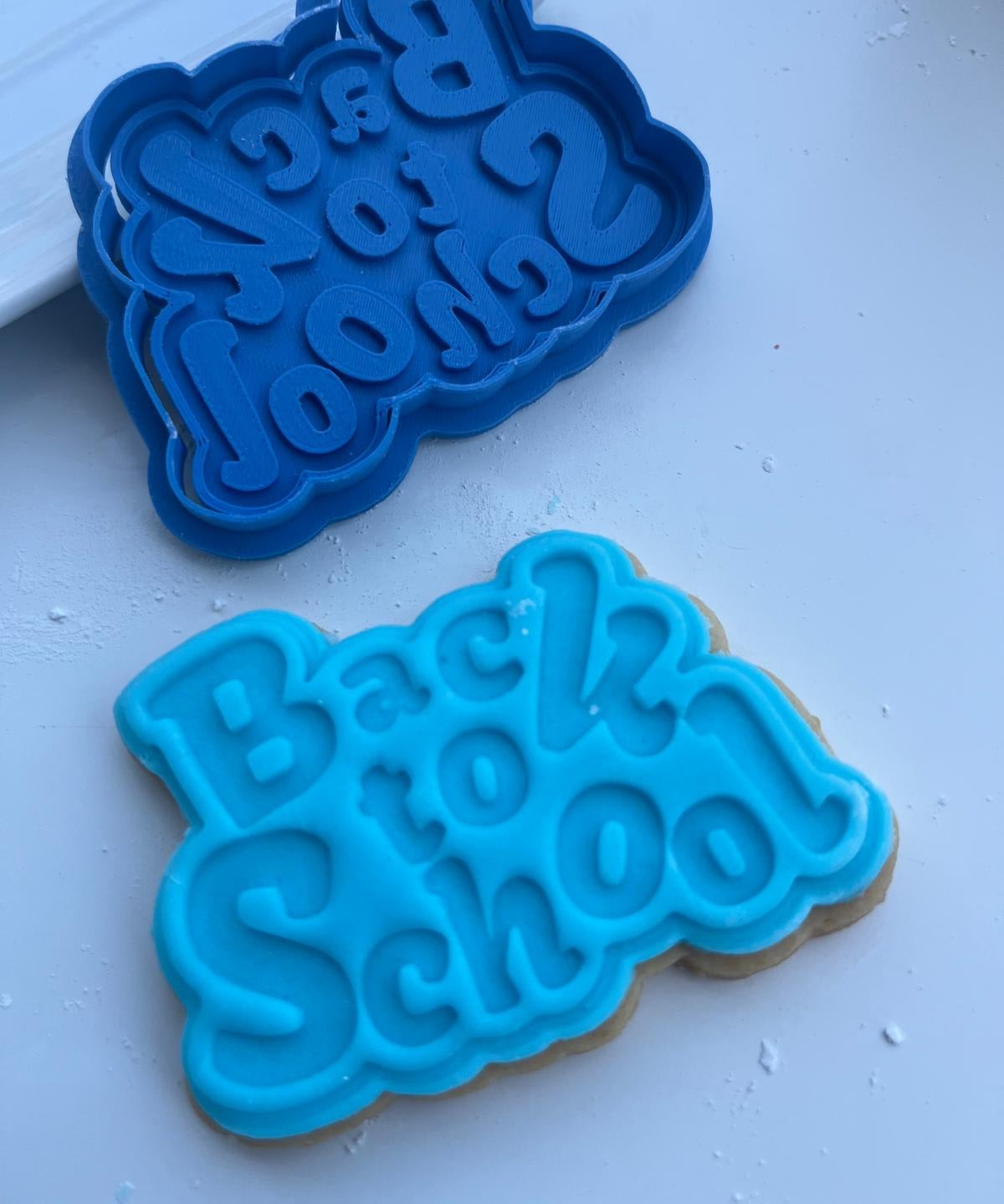 Stampo per biscotti a forma di Back to School