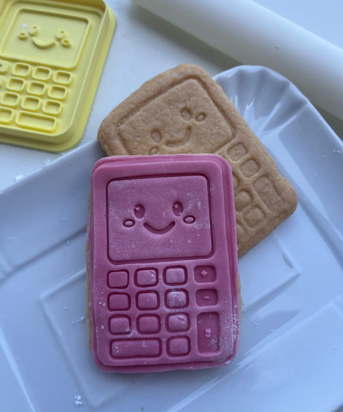Stampo per biscotti a forma di Calcolatrice