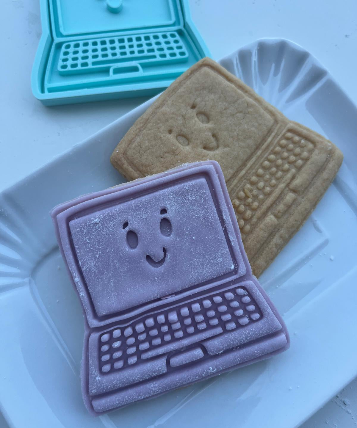 Stampo per biscotti a forma di Laptop PC