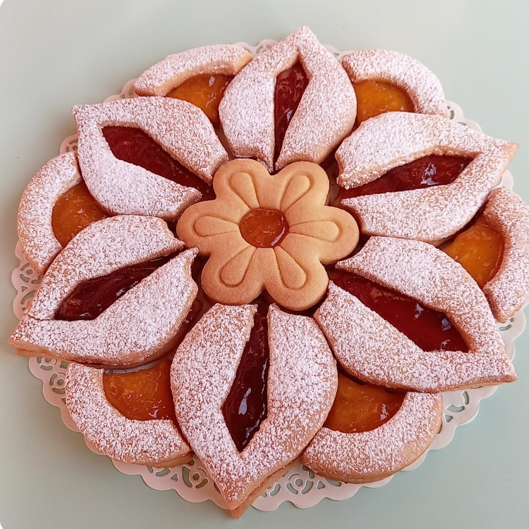 Stampo per biscotti a forma di Biscotorta Mandala farcita (9 pz)