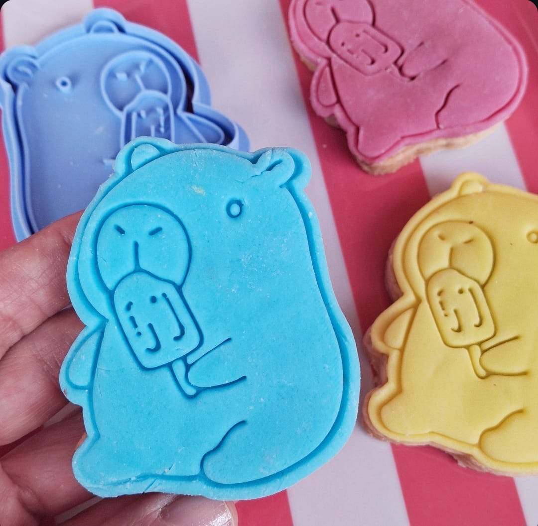 Stampo per biscotti a forma di Capibara con gelato