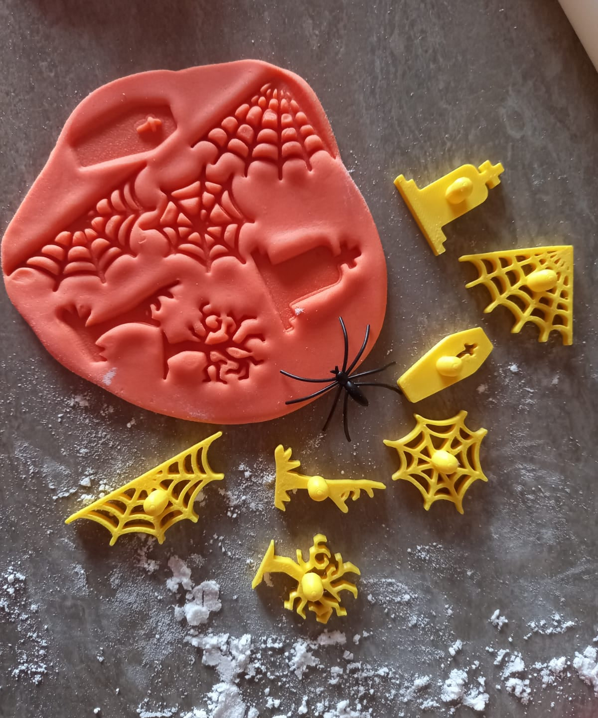 Stampo per biscotti a forma di Set Timbri Halloween (7 pezzi)