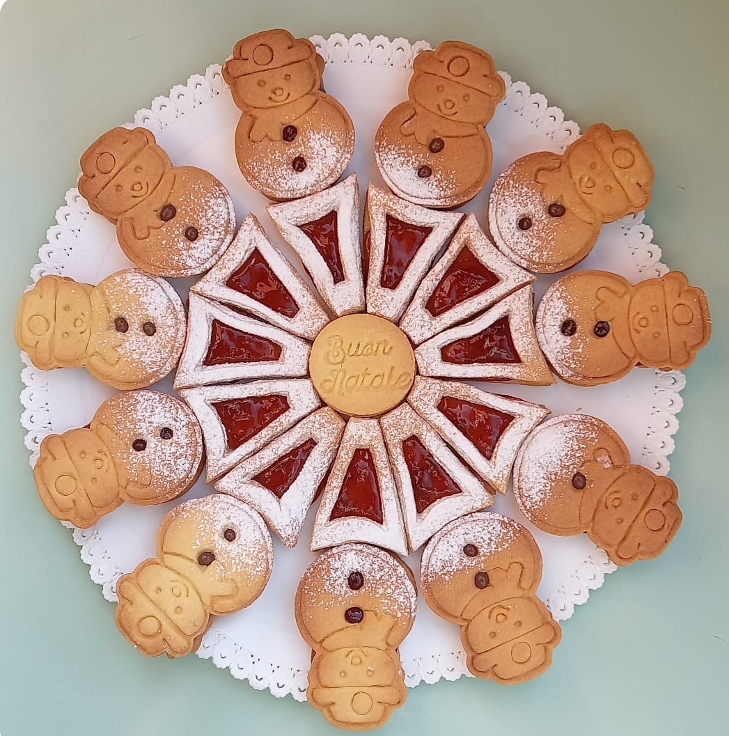 Stampo per biscotti a forma di Biscotorta Pupazzo di Neve (6 pz)
