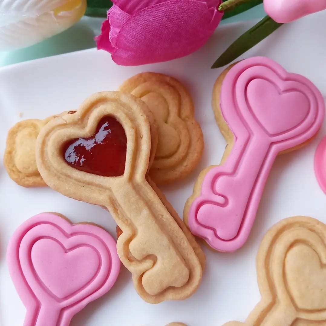 Stampo per biscotti a forma di Chiave di San Valentino
