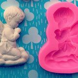 Stampo a forma di Angelo che prega 3d silicone