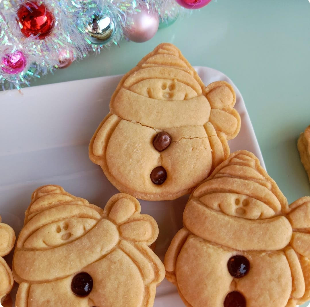Stampo per biscotti a forma di Pupazzo di neve sorriso