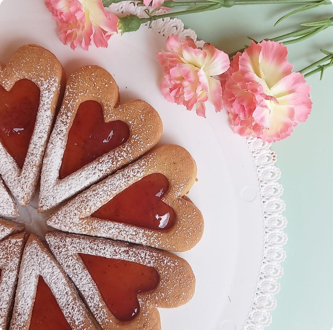 Stampo per biscotti a forma di Biscotorta Amore farcita (2 pz)