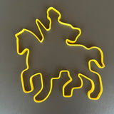 Stampo per biscotti a forma di Cavallo di San Martino (25 x 25 cm)